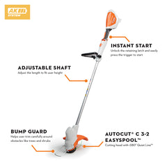 FSA 57 Battery Powered Grass Trimmer