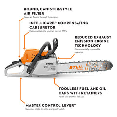 MS 251 Gasoline Chainsaw